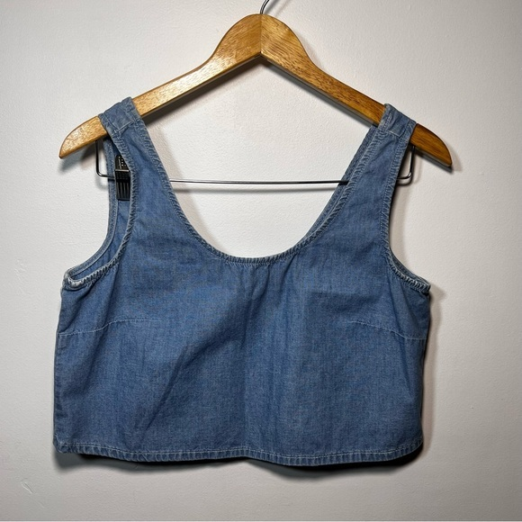 BDG Urban‎ Outfitters Denim Crop Top - Picture 1 of 5